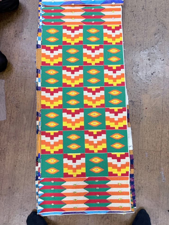 Obama Kente with Stone 3